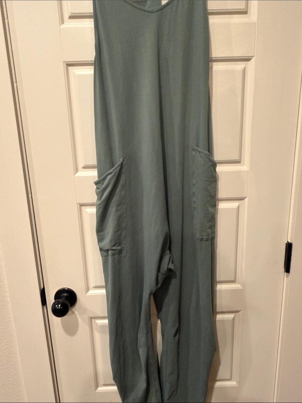 FP Movement by Free People Sage Green Relaxed Pocket Jumpsuit - Picture 3 of 12